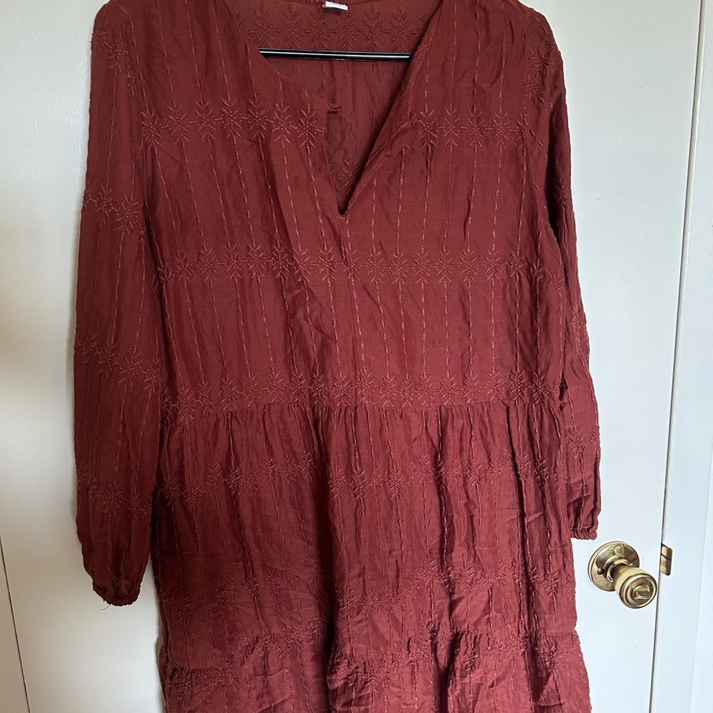 Old Navy Folksy Rust Dress